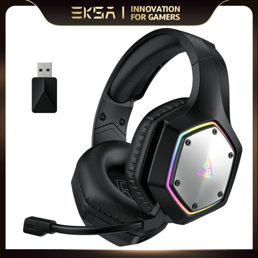 EKSA 2.4GHz Wireless Headphones E1000 for PC/PS4/PS5/Xbox